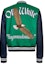 Order Off-White Eagle Logo Leather Sleeve Varsity Jacket Green/Navy/White