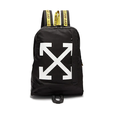 OFF-WHITE Easy Backpack Black White Yellow
