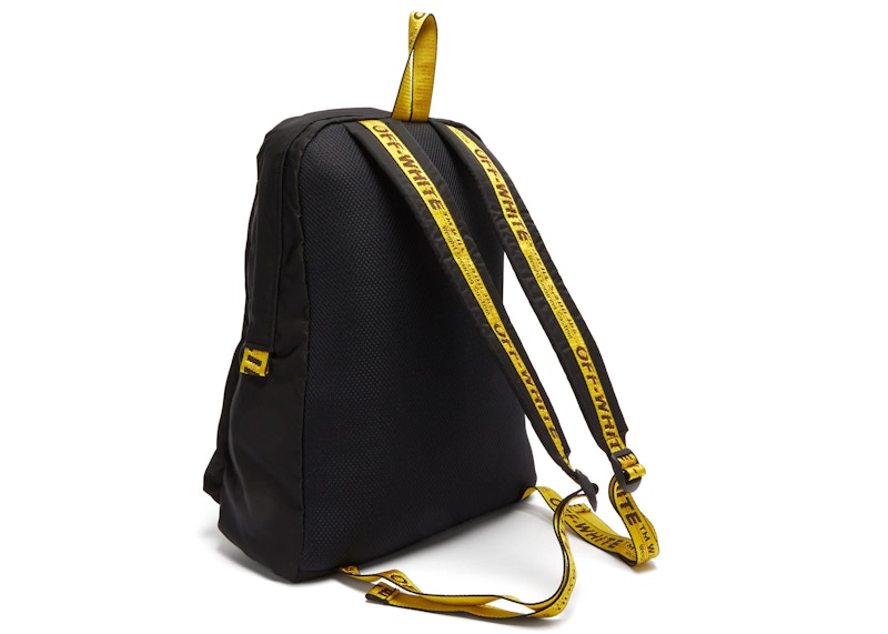 OFF-WHITE Easy Backpack Black White Yellow 圖 2