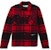 Off-White Embellished Checkered Flannel Shirt Black/Red/White