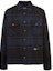 Buy Off-White Embellished Checkered Flannel Shirt Blue/Black
