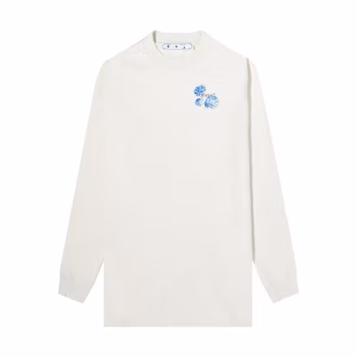 Off-White Embrideried Floral Arrow Dress