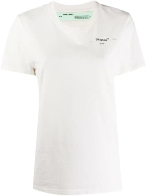 Off-White 刺绣女士标志白色T恤 Buy Off-White 刺绣女士标志白色T恤