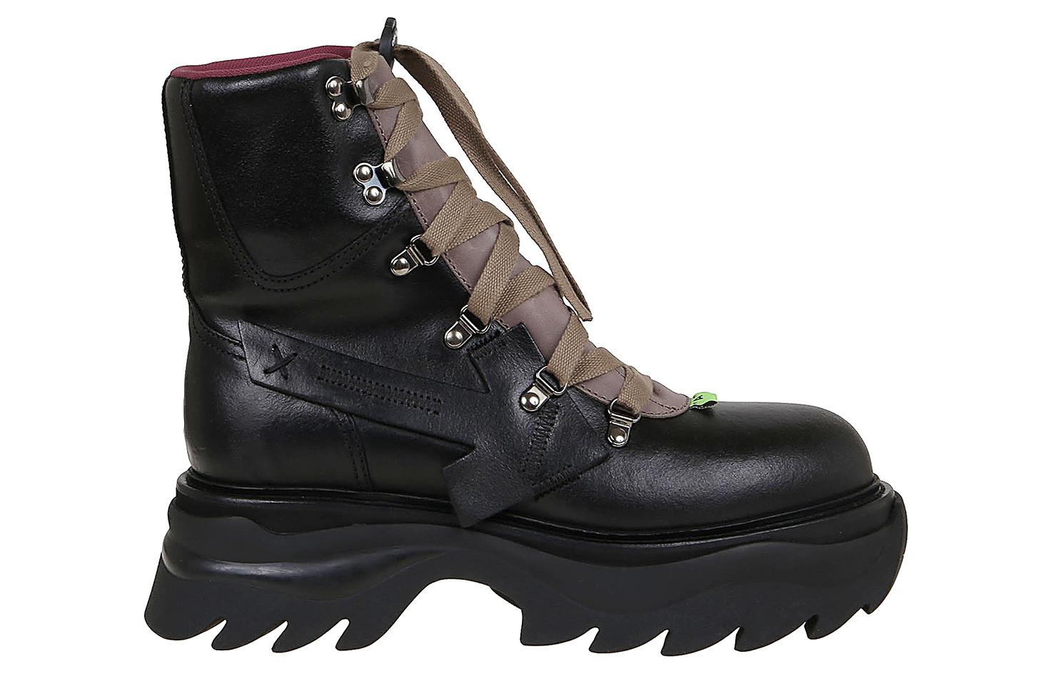 Order Off-White Boot Platform Equipment 'Hitam Beige' OMIA184E20LEA0010600