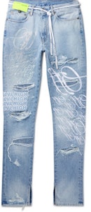 Off-White ダメージデニム ライトブルー (Off-White Damaged Denim Light Blue)
Buy Off-White ダメージデニム ライトブルー (Off-White Damaged Denim Light Blue)