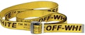 Off-White Exclusive Industrial Belt (SS19) Yellow/Black
