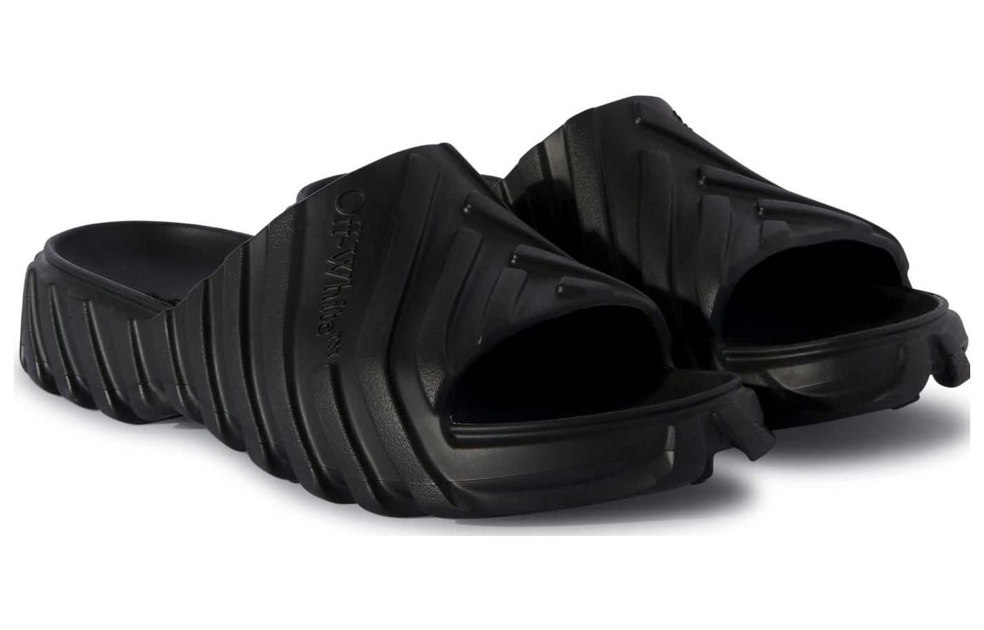 Off-White Exploration Sliders 'Black' 圖 2