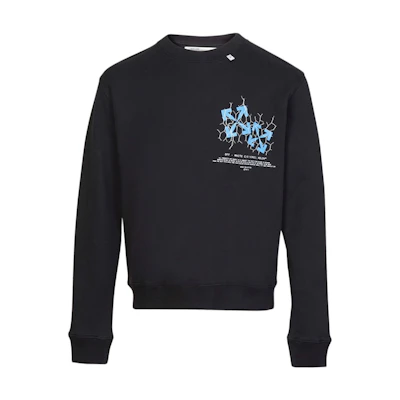 Off-White Fence Arrows Sweatshirt Black/Blue