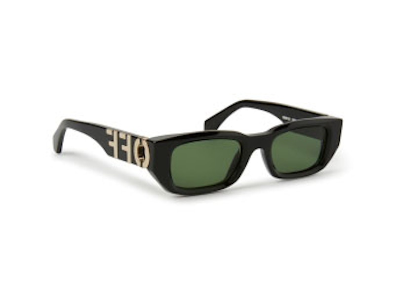 OFF-WHITE Fillmore Square Sunglasses Black/Green (OERI124S24PLA0011055-FR)