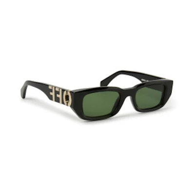 OFF-WHITE Fillmore Square Sunglasses Black/Green (OERI124S24PLA0011055-FR)