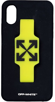 Off-White Finger Grip iPhone XR Case Black/Yellow Buy Off-White Finger Grip iPhone XR Case Black/Yellow
