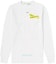 Buy Off-White Firetape Kaos Lengan Panjang Putih
