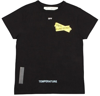 Camiseta Negra Off-White Firetape Manga Corta Buy Camiseta Negra Off-White Firetape Manga Corta