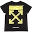 Order Camiseta Negra Off-White Firetape Manga Corta