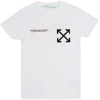 Off-White Flamed Bart T-Shirt White Off-White Flamed Bart T-Shirt White