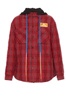 Off-White Flannel Jacket Red/Black Off-White Flannel Jacket Red/Black
