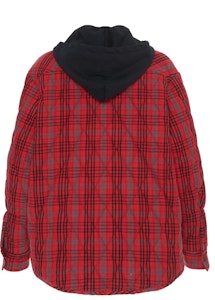 Off-White红色/黑色法兰绒夹克 Order Off-White红色/黑色法兰绒夹克