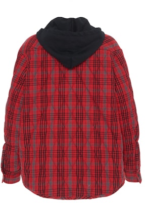Off-White Flannel Jacket Red/Black Order Off-White Flannel Jacket Red/Black