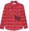 Buy Off-White Flannel Shirt Red/Black