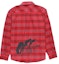 Order Off-White Flannel Shirt Red/Black