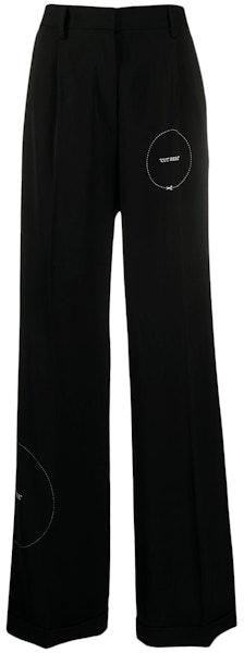 off-white-flared-cut-here-print-pants-black-white