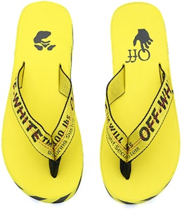 Sandal Jepit Off-White 'Graphic Print - Kuning' OMIA131F20MAT0011810 Lookbook Sandal Jepit Off-White 'Graphic Print - Kuning' OMIA131F20MAT0011810