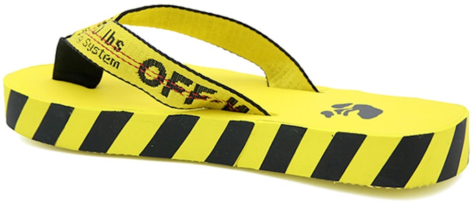 Sandal Jepit Off-White 'Graphic Print - Kuning' OMIA131F20MAT0011810 Shop Sandal Jepit Off-White 'Graphic Print - Kuning' OMIA131F20MAT0011810