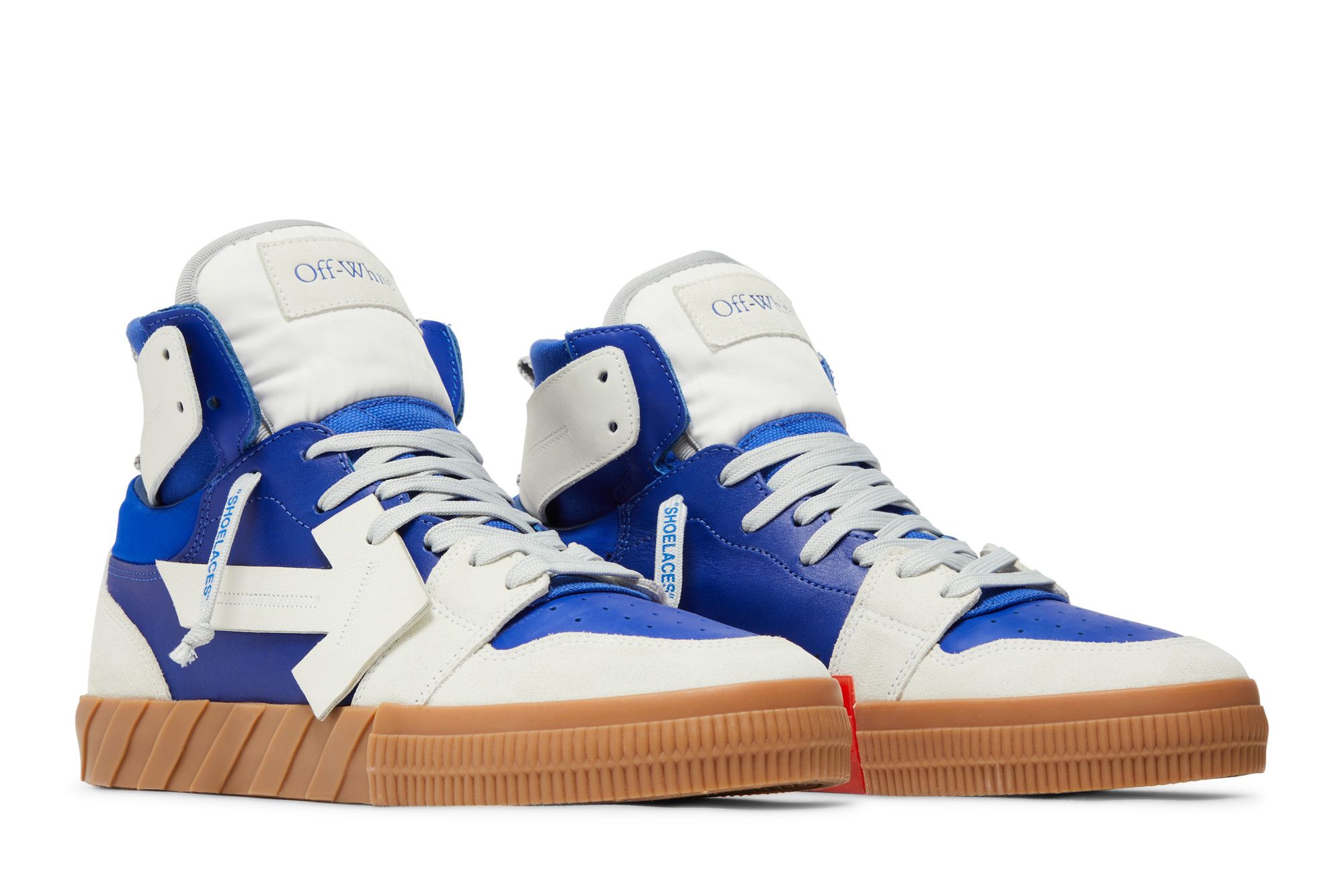 Cheap Off-White Floating Arrow High 'Putih Biru Gum' OMIA225F23LEA001-0169