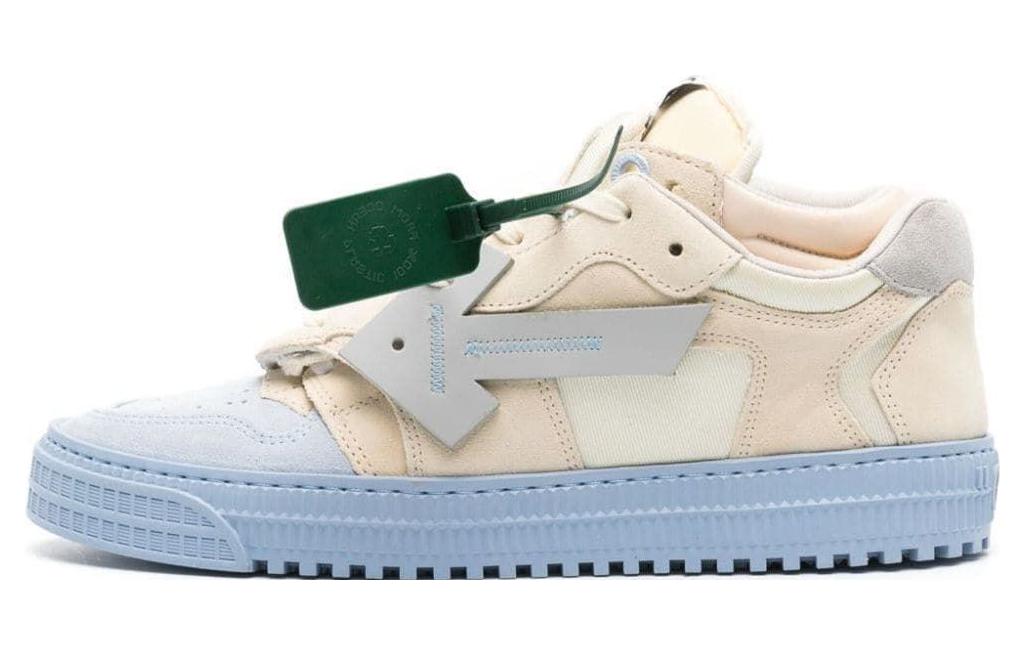 Off-White Floating Arrow Low-Top Sneakers 'Beige Blue'