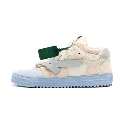 Off-White Floating Arrow Low-Top Sneakers 'Beige Blue'