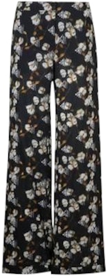Off-White Floral Print Crepe Pajama Pants Black/Multicolor Buy Off-White Floral Print Crepe Pajama Pants Black/Multicolor