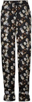 Off-White Floral Print Track Pants Black Off-White Floral Print Track Pants Black