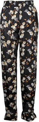Off-White Floral Print Track Pants Black Order Off-White Floral Print Track Pants Black