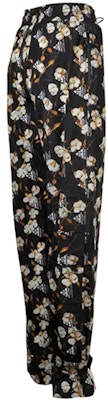 Off-White Floral Print Track Pants Black Lookbook Off-White Floral Print Track Pants Black