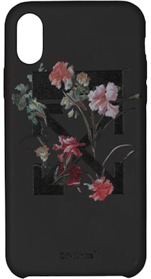 Off-White Flowers iPhone X Case Black/Bordeaux Buy Off-White Flowers iPhone X Case Black/Bordeaux