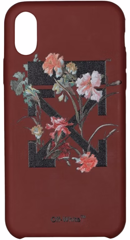 off-white-flowers-i-phone-x-case-bordeaux-black