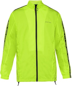 白色高辨識度標誌嵌花運動夾克(螢光黃/黑) Buy 白色高辨識度標誌嵌花運動夾克(螢光黃/黑)