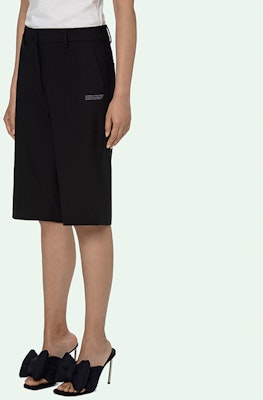 Off-White Formal Shorts 'Black' Shop Off-White Formal Shorts 'Black'