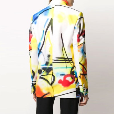 Off-White Futura Tomboy Blazer Jacket Multicolor Purchase Off-White Futura Tomboy Blazer Jacket Multicolor