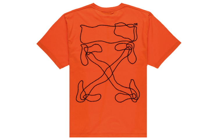 OFF-WHITE FW19 Abstract Arrows Oversized T-shirt, , Orange OMAA038F191850111910 圖 3