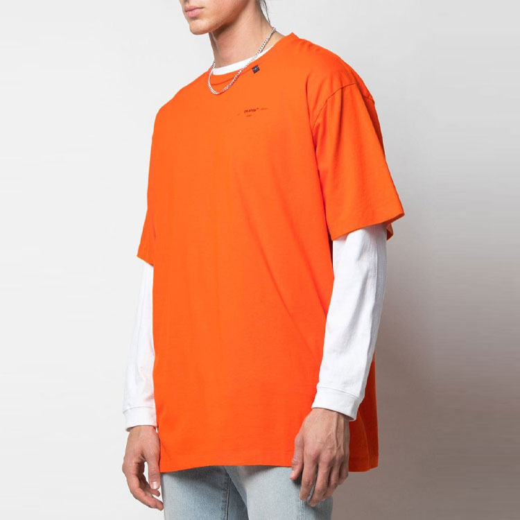 OFF-WHITE FW19 Abstract Arrows Oversized T-shirt, , Orange OMAA038F191850111910 圖 4