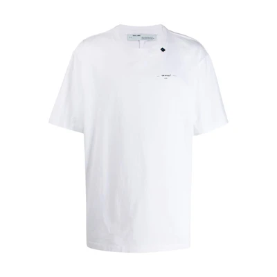 OFF-WHITE FW19 Arrow Logo Tee White OMAA038F191850110110