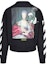 Buy OFF-WHITE FW19 背面印花黑色連帽衫 男款 OMBA035E19E300051088