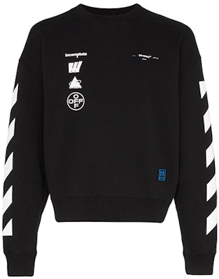 OFF-WHITE FW19 背面印花黑色連帽衫 男款 OMBA035E19E300051088 Lookbook OFF-WHITE FW19 背面印花黑色連帽衫 男款 OMBA035E19E300051088