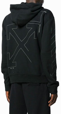 오프 화이트 FW19 블랙 백 로고 프린트 긴팔 크루넥 스웻셔츠. OMBB034E19E300031091 Purchase 오프 화이트 FW19 블랙 백 로고 프린트 긴팔 크루넥 스웻셔츠. OMBB034E19E300031091