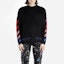 Shop OFF-WHITE FW19 Sweater Hitam Mohair dengan Rekaan Anak Panah Belakang. OMHA036E19B020241088