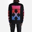 Purchase OFF-WHITE FW19 Sweater Hitam Mohair dengan Rekaan Anak Panah Belakang. OMHA036E19B020241088
