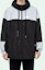 Lookbook オフホワイト FW19 ブラックホワイト カラーブロック ロゴ ウィンドブレーカー ジャケット OMEA169E19E060031091