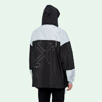 Details for OFF-WHITE FW19 黑白拼色Logo防風外套夹克 OMEA169E19E060031091