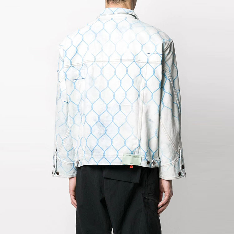 Shop オフホワイト FW19 クラシックルーズフィットデニムジャケット ライトブルー メンズ. OMYE051S203860307131